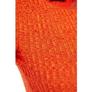 Set de pulover crop striat si fusta midi - 2 piese imagine