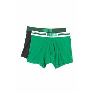 Set de boxeri verde cu maro inchis - 2 perechi imagine