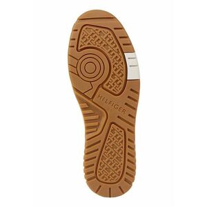 Pantofi sport de piele cu logo in relief imagine
