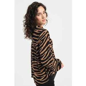 Bluza lejera cu animal print Giulia imagine