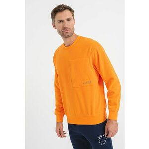 Bluza sport de material fleece cu buzunar pe piept Colab imagine