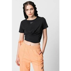 Tricou crop cu model rasucit - pentru antrenament One Luxe imagine