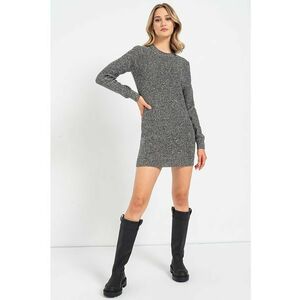 Rochie-pulover slim fit cu aspect stralucitor imagine