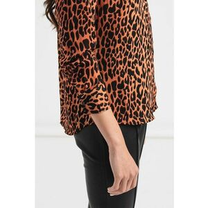 Camasa regular fit cu animal print imagine