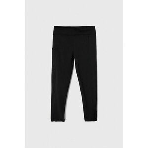 Abercrombie & Fitch leggins copii culoarea negru, neted imagine