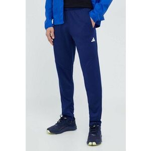 adidas Performance pantaloni de antrenament Game and Go culoarea albastru marin, neted imagine