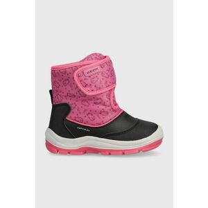 Geox cizme de iarna copii FLANFIL B ABX culoarea roz imagine