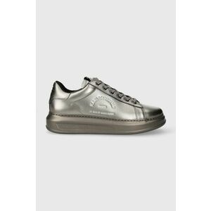 Karl Lagerfeld sneakers din piele KAPRI MENS KC culoarea argintiu, KL52538M imagine