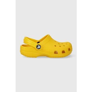 Crocs slapi copii culoarea galben imagine