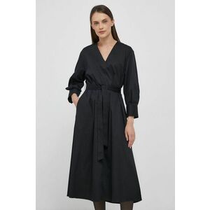 Seidensticker rochie culoarea negru, mini, evazati imagine
