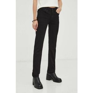 Levi's jeansi 712 SLIM WELT POCKET femei, culoarea negru imagine
