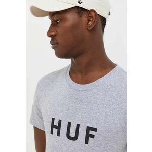 HUF tricou din bumbac culoarea negru, cu imprimeu imagine