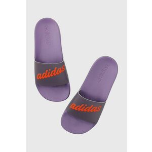 adidas papuci femei, culoarea violet imagine