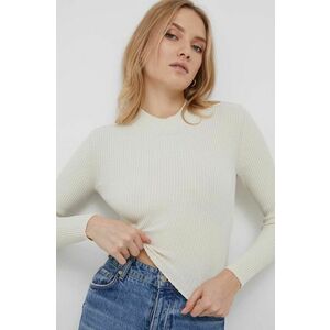 Sisley pulover femei, culoarea bej, light imagine