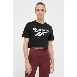 Reebok tricou Reebok Identity femei, culoarea negru imagine