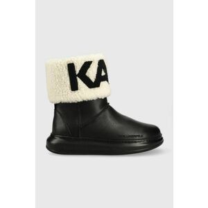 Karl Lagerfeld bocanci de piele KAPRI KOSI Kapri Kosi , culoarea negru KL44550 imagine