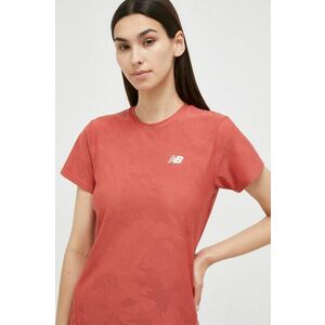 New Balance tricou de alergare Q Speed culoarea rosu imagine