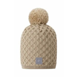 Reima șapcă de lână pentru copii Nyksund culoarea bej, de lana imagine
