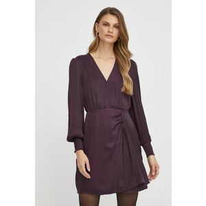 Morgan rochie culoarea violet, mini, evazati imagine