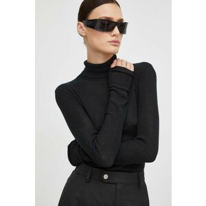 By Malene Birger pulover femei, culoarea negru, light, cu guler imagine