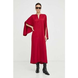 By Malene Birger rochie culoarea rosu, midi, oversize imagine