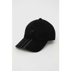 adidas Originals șapcă de baseball din bumbac culoarea negru, uni II0702 imagine