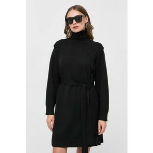 Silvian Heach rochie culoarea negru, mini, oversize imagine