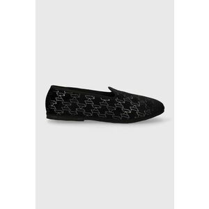 Karl Lagerfeld papuci de casa KLARA III culoarea negru, KL40040 imagine