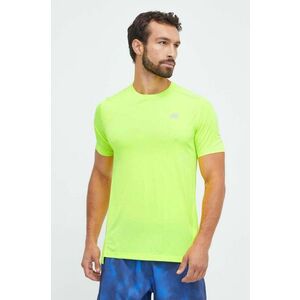 New Balance tricou de alergare Accelerate culoarea verde, neted imagine