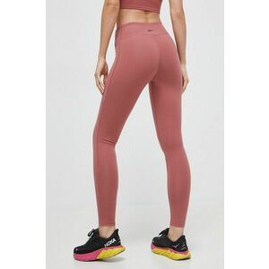 Reebok leggins de antrenament Lux culoarea roz, neted imagine