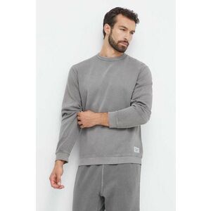 Reebok Classic bluza barbati, culoarea gri, neted imagine