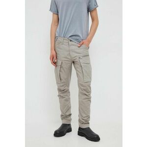 G-Star Raw pantaloni barbati, culoarea gri, cu fason cargo imagine