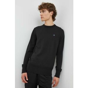G-Star Raw pulover de lana barbati, culoarea negru, light imagine