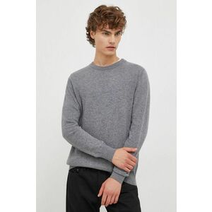 Marc O'Polo pulover din amestec de lana barbati, culoarea gri, light imagine