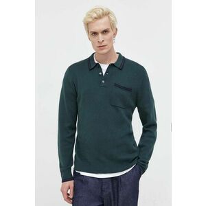 Abercrombie & Fitch pulover barbati, culoarea verde, light imagine