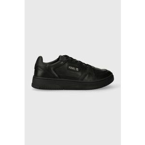 Karl Lagerfeld sneakers din piele KREW KL culoarea negru, KL53020 imagine