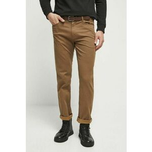 Medicine pantaloni barbati, culoarea maro, drept imagine