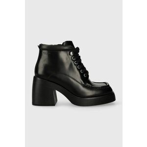 Vagabond Shoemakers cizme de piele BROOKE femei, culoarea negru, cu toc drept, 5644.004.20 imagine