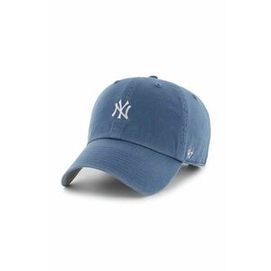 47brand șapcă de baseball din bumbac MLB New York Yankees cu imprimeu B-BSRNR17GWS-TB imagine