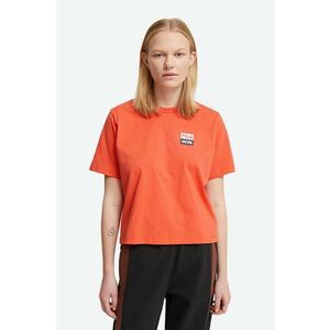 Wood Wood tricou din bumbac Steffi T-Shirt x Fila culoarea portocaliu 688376.B026-ORANGE imagine