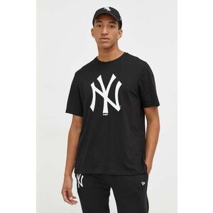 New Era tricou din bumbac culoarea negru, cu imprimeu, NEW YORK YANKEES imagine