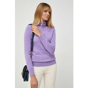 Beatrice B pulover de lana femei, culoarea violet, light imagine