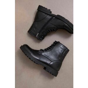Medicine pantofi inalti barbati, culoarea negru imagine