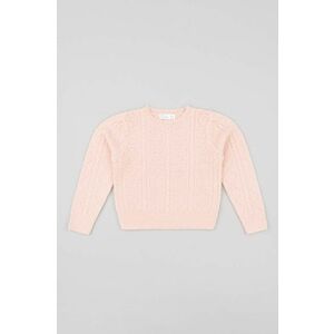 zippy pulover copii culoarea roz, light imagine