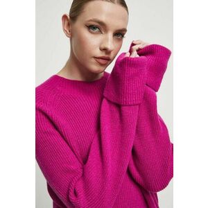 Medicine pulover femei, culoarea roz imagine