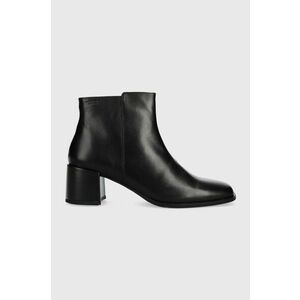 Vagabond Shoemakers cizme de piele STINA femei, culoarea negru, cu toc drept, 5609.001.20 imagine