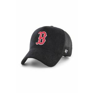 47brand sapca MLB Boston Red Sox culoarea negru, cu imprimeu imagine