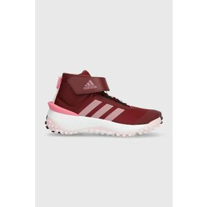 adidas pantofi copii FORTATRAIL EL K culoarea bordo imagine