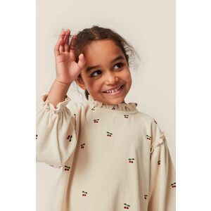 Konges Sløjd bluza de bumbac pentru copii culoarea roz, modelator imagine