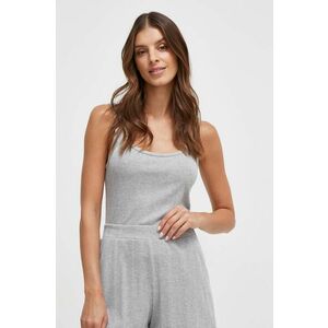 Abercrombie & Fitch top pijama femei, culoarea gri imagine